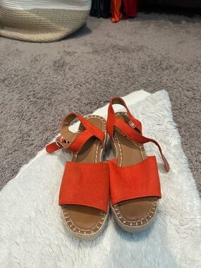 Universal Thread Orange Espadrille Sandals